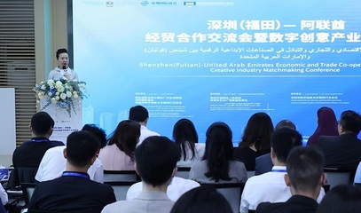 創(chuàng)意出海 文化遠(yuǎn)航 深圳(福田)-阿聯(lián)酋經(jīng)貿(mào)合作交流會暨數(shù)字創(chuàng)意產(chǎn)業(yè)對接會成功舉辦